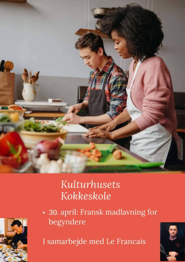 Kokkeskole i Vedbæk Kulturhus: Fransk madlavning
