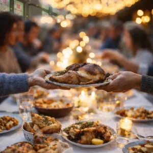 Fællesspisning i Vedbæk Kulturhus