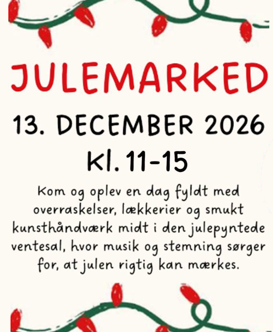 Julemarked i Vedbæk Kulturhus